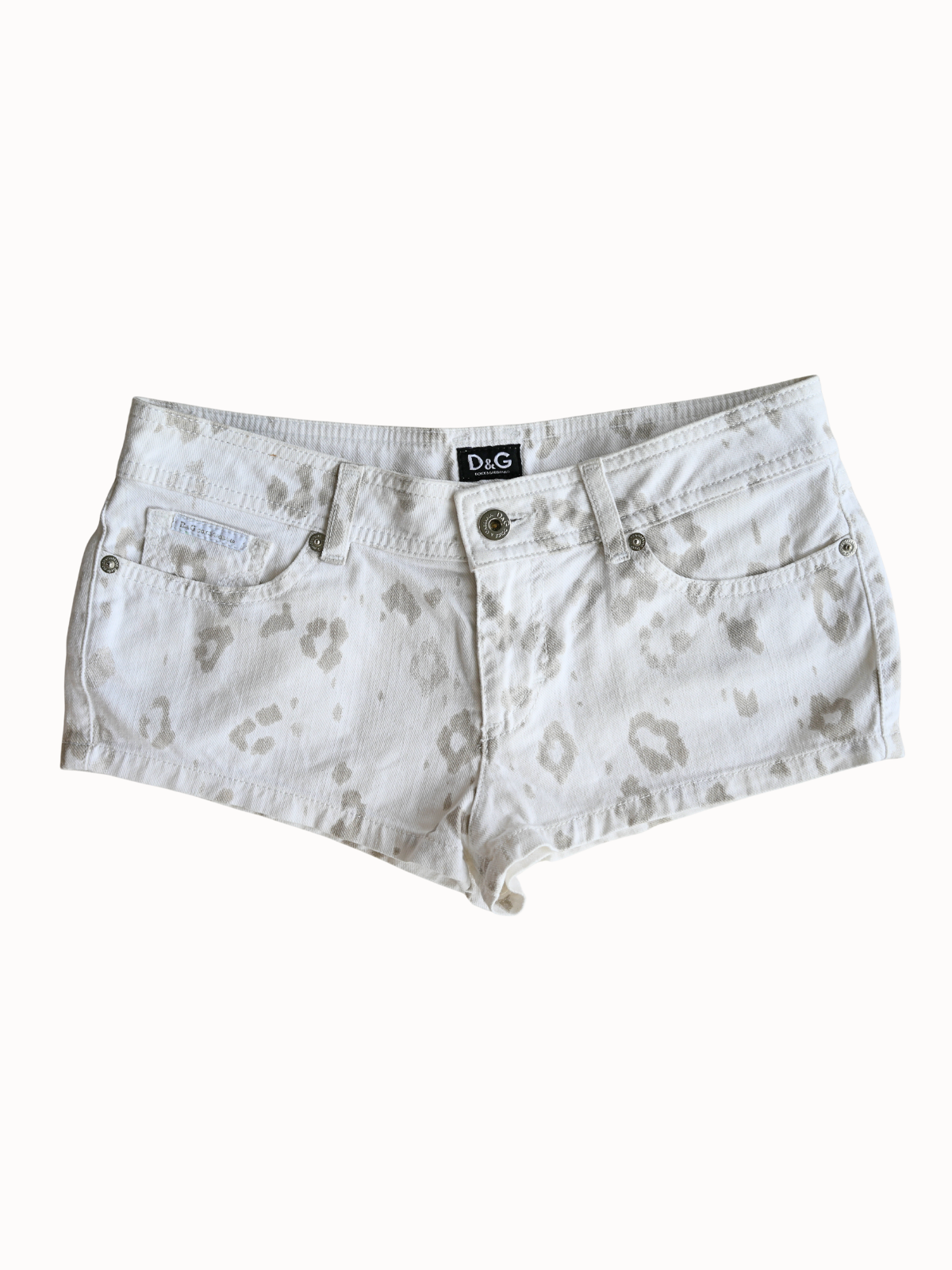 Snow Cheetah Shorts – S