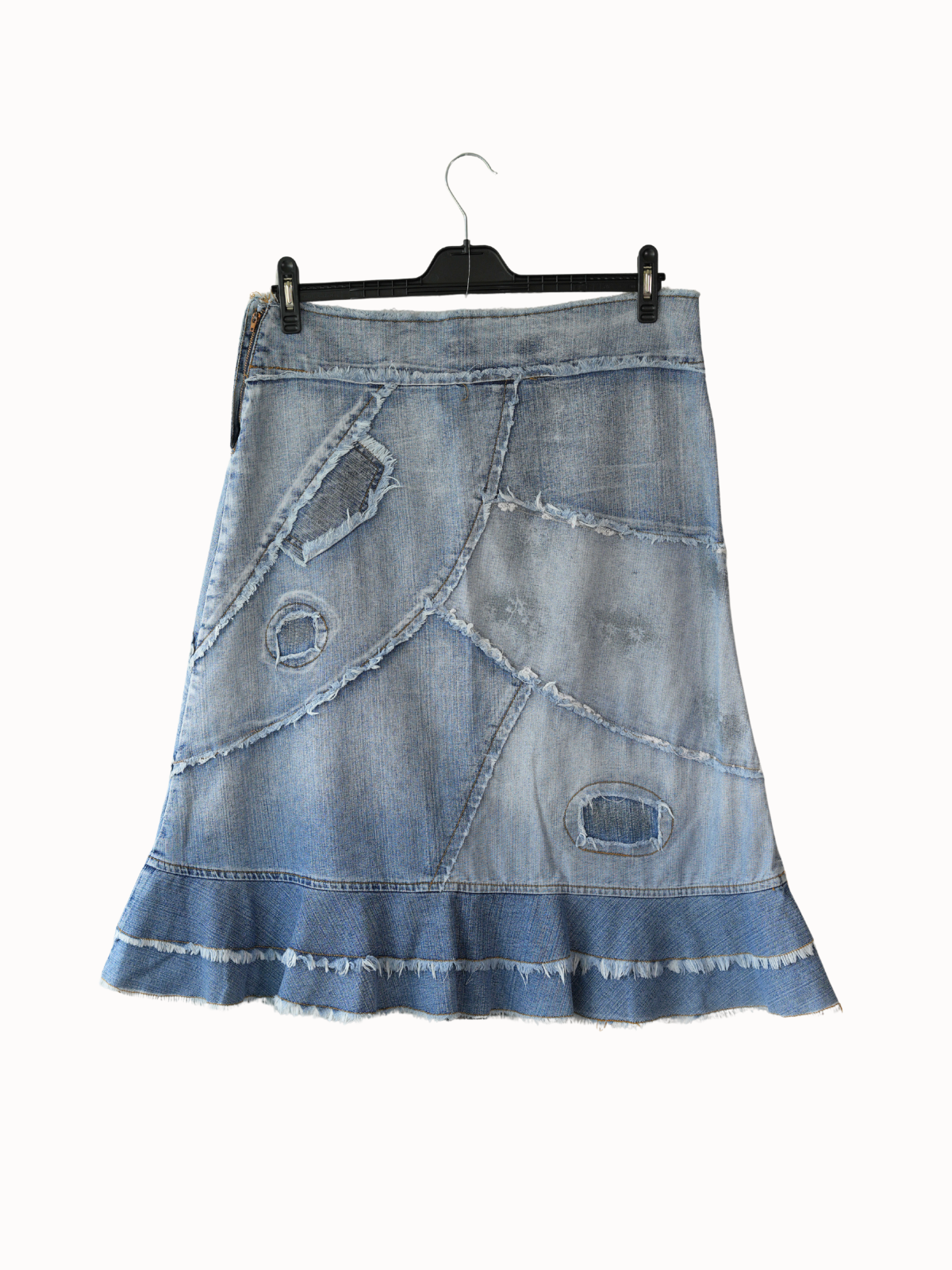 Rebel Stitch Denim Skirt – 31