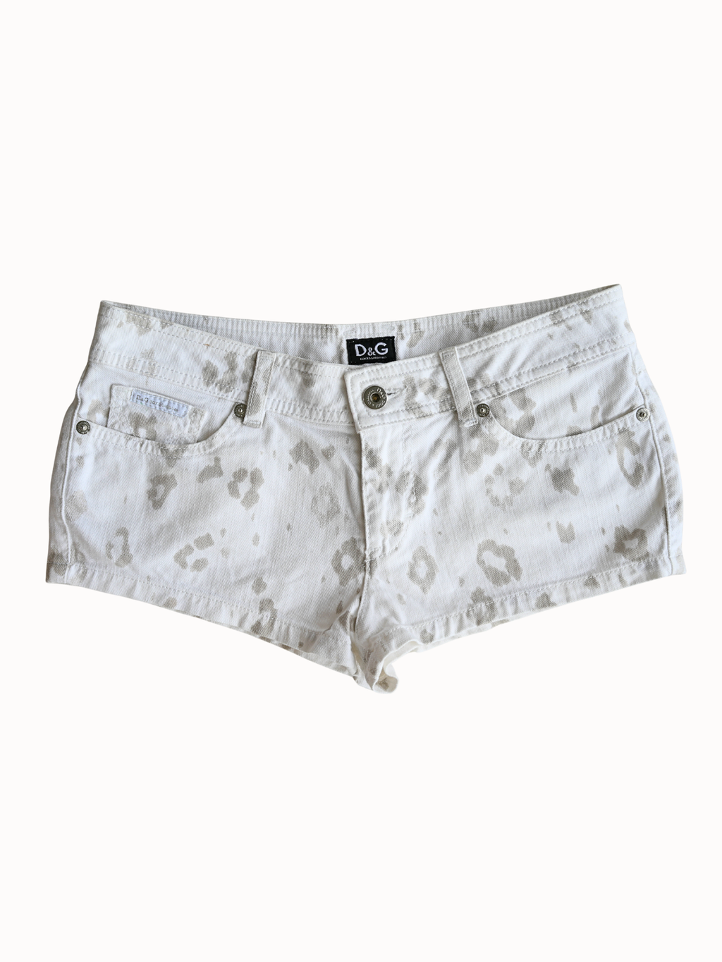 Snow Cheetah Shorts – S