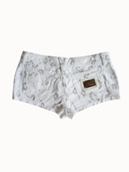 Snow Cheetah Shorts – S