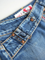 Diagonal Waist Denim- S