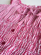 Gingham Smock Top - S