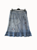 Rebel Stitch Denim Skirt – 31
