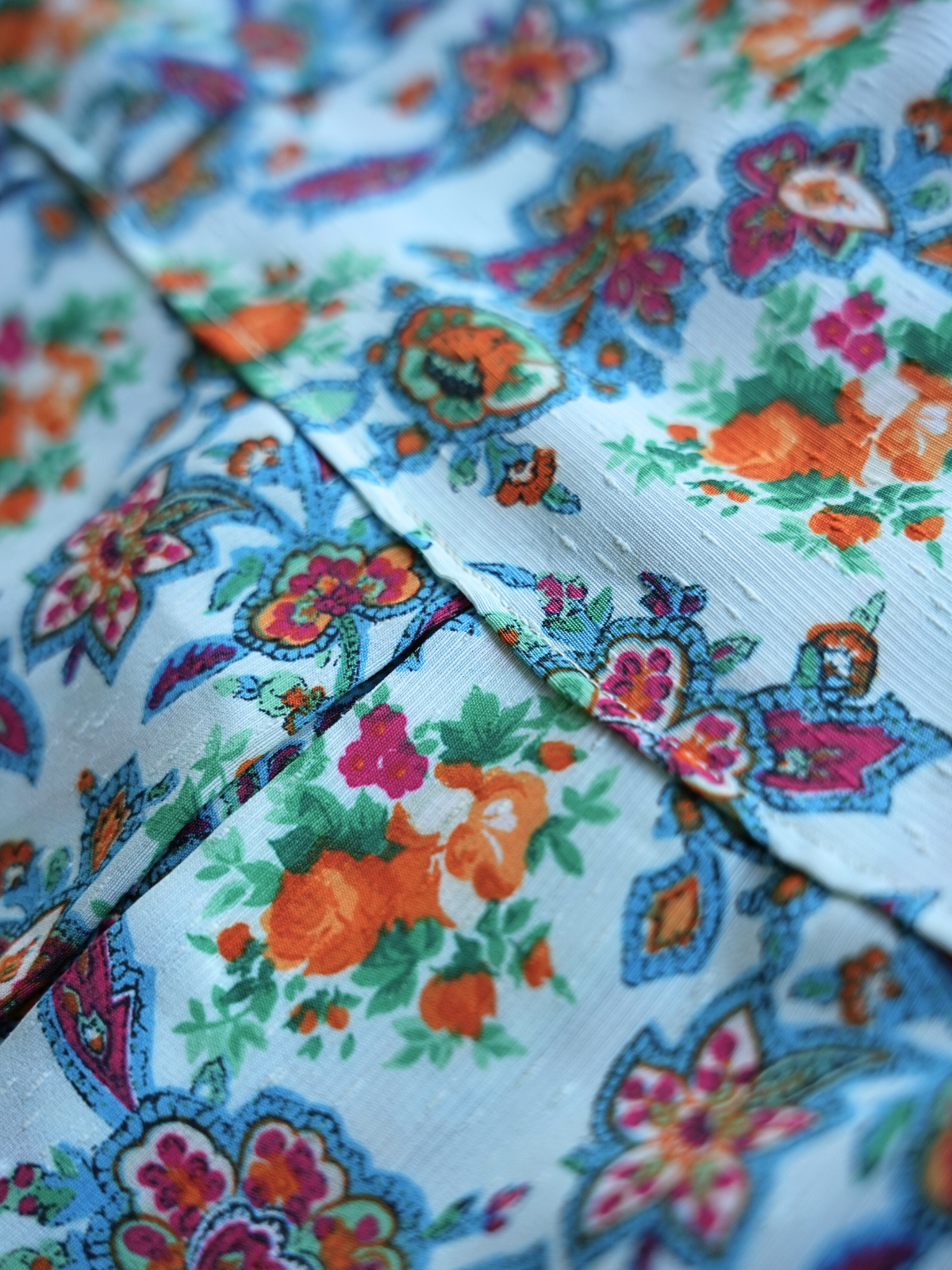 Blommig Kleid - M